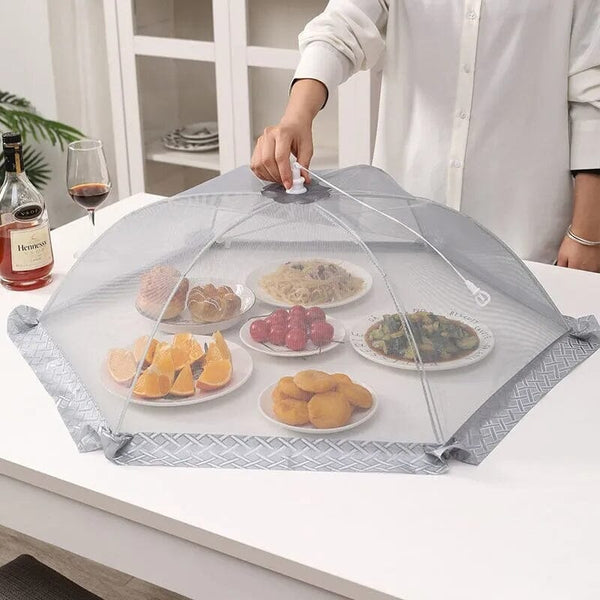 Tela Protetora de Alimentos Cinza Dobrável Tela Protetora de Alimentos Cinza Dobrável - Coleção Coziha Viva Lumi 60cm - 1 Unidade Cinza 