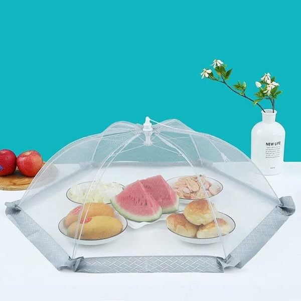 Tela Protetora de Alimentos Cinza Dobrável Tela Protetora de Alimentos Cinza Dobrável - Coleção Coziha Viva Lumi 80cm - 1 Unidade Cinza 