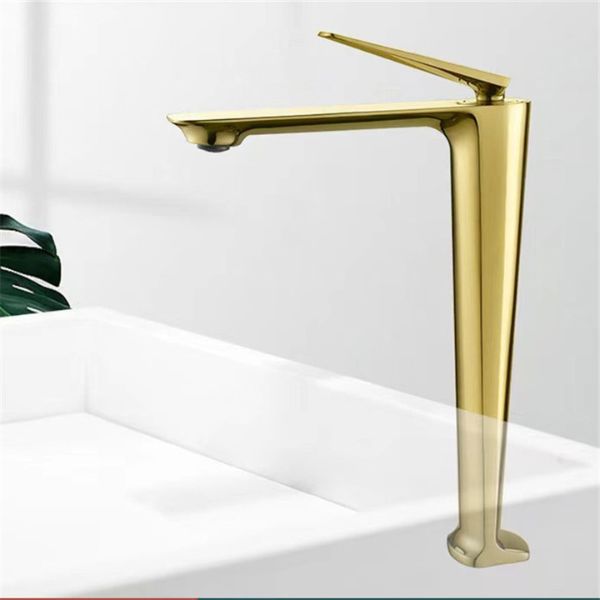 Torneira Para Banheiro Elegance [Torneira] - Torneira Para Banheiro Elegance Viva Lumi Dourado 